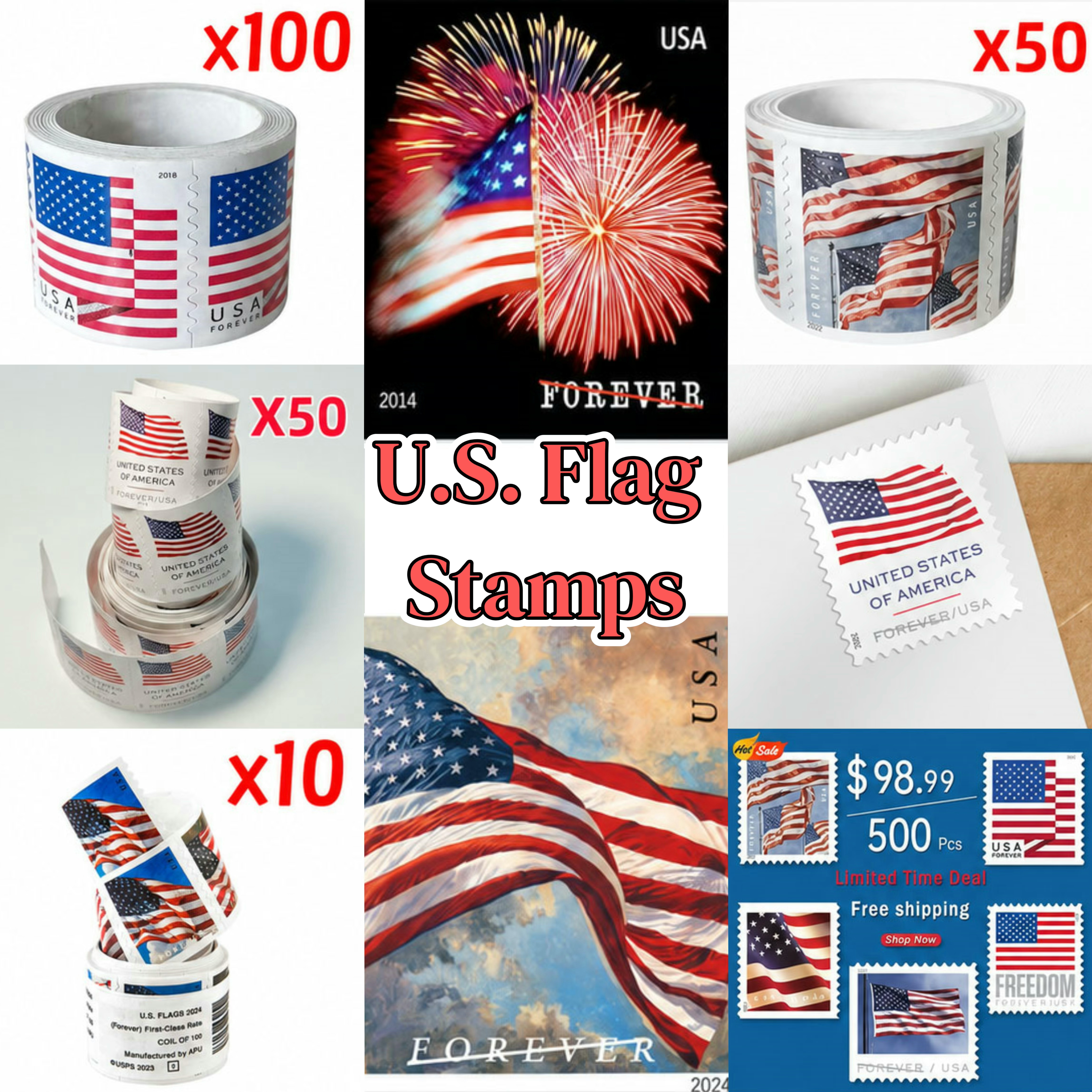 U.S. Flag Stamps