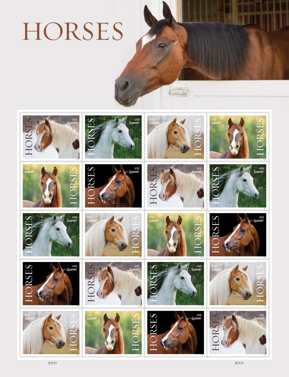 2024 Horses Stamps