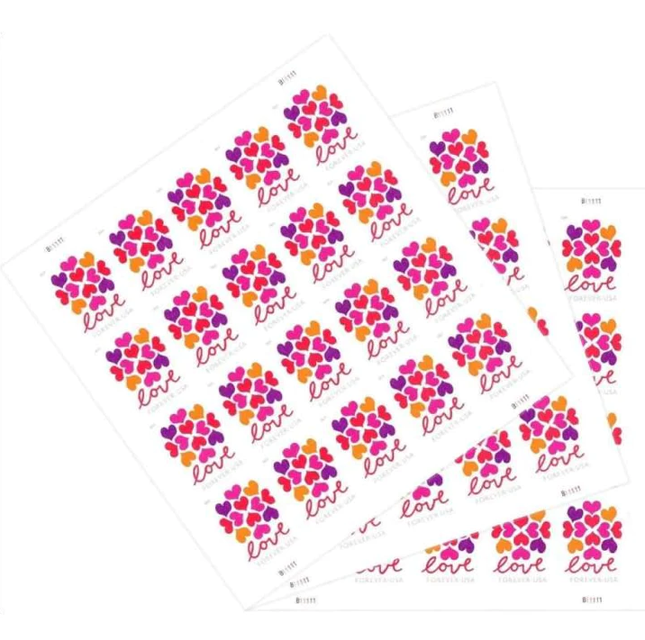 2019 Hearts Blossom Forever Stamps