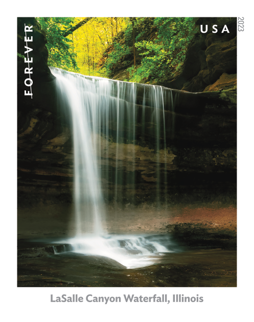 2023 Waterfalls Stamps 100 PCS