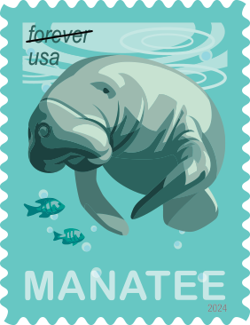 2024 Save Manatees Stamps
