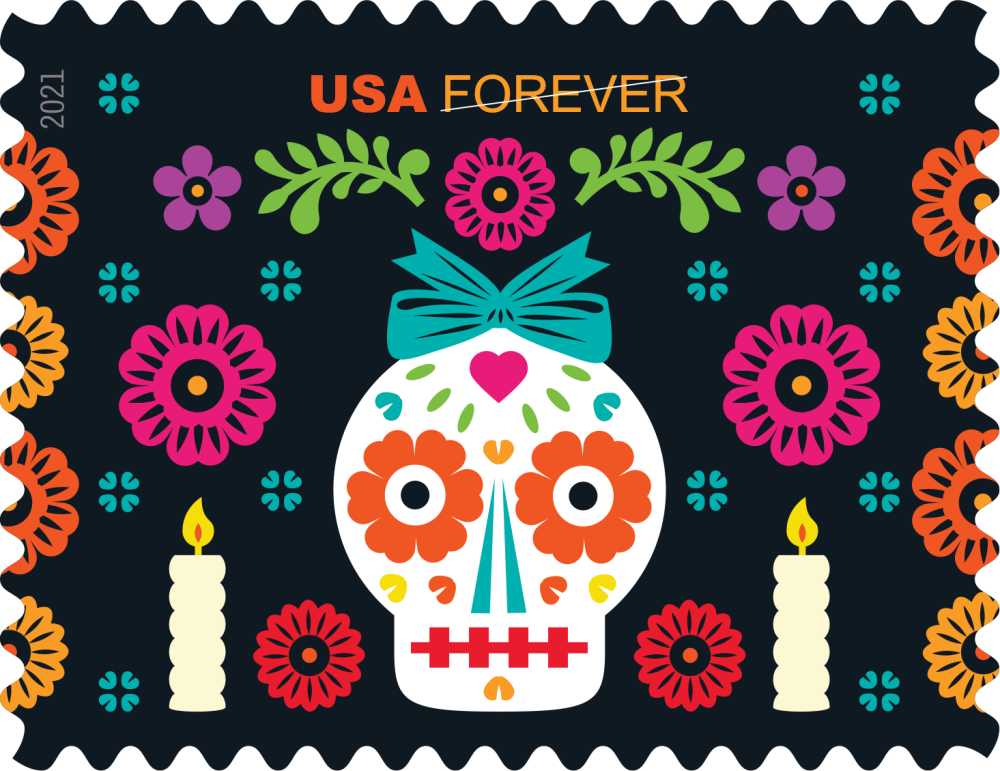 2021 Day of the Dead stamps