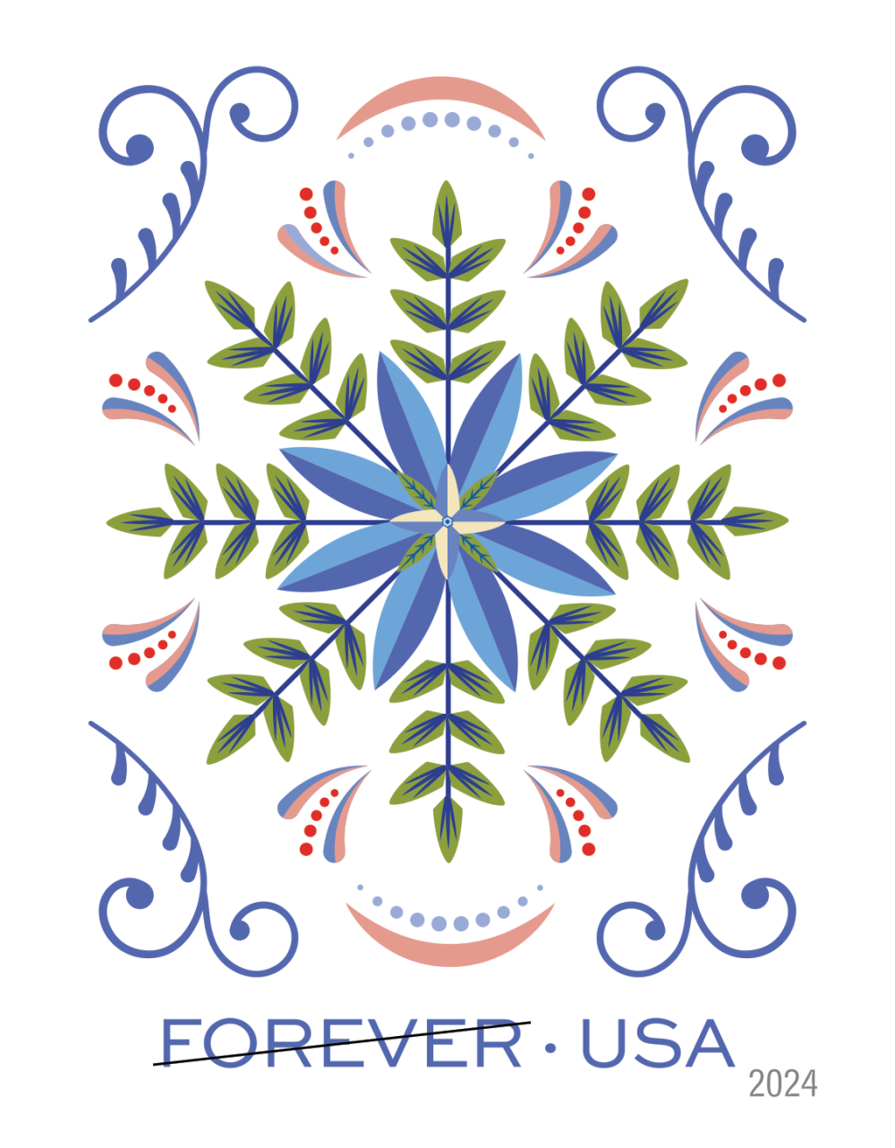 2024 Holiday Joy Stamps