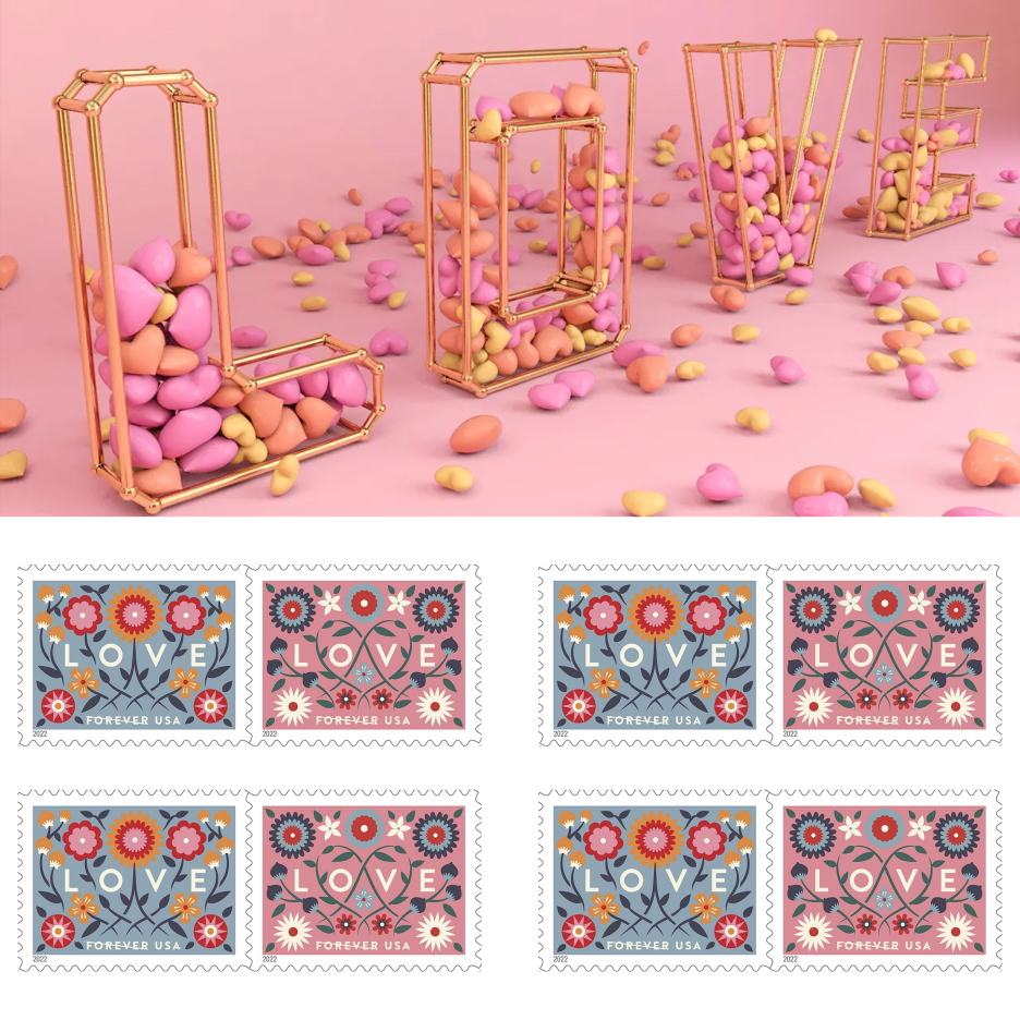 2022 Love Forever Stamps