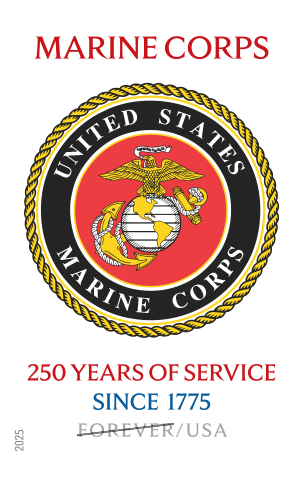 2025 U.S. Marine Corps 250th Stamps