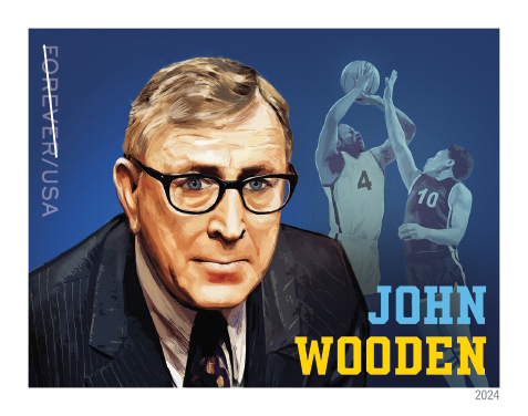 2024 John Wooden Stamps