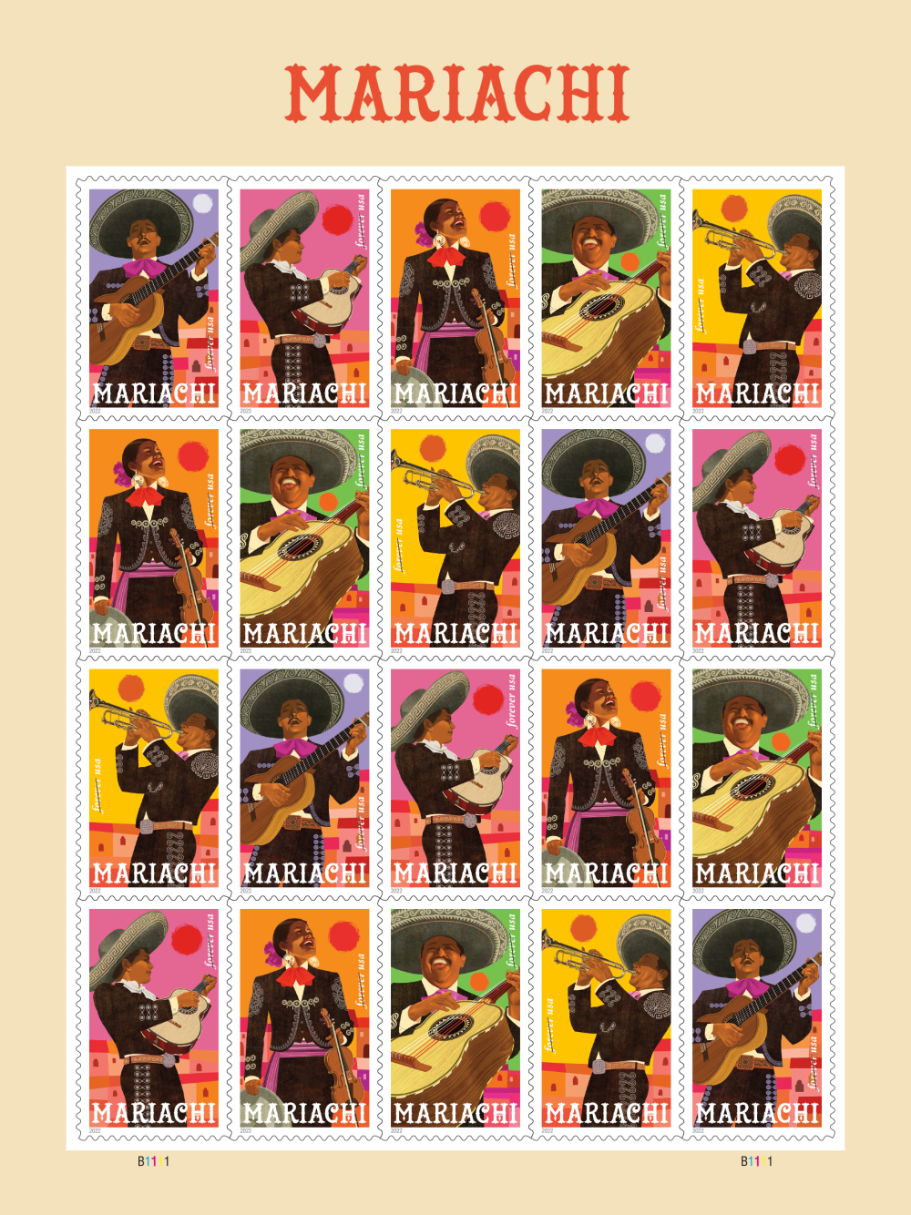 2022 Mariachi Stamps