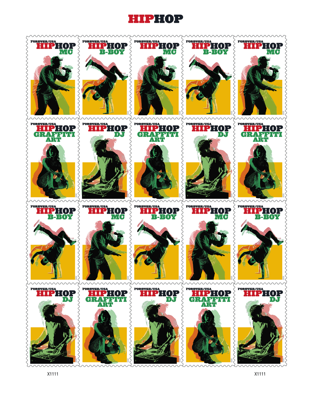2020 Hip Hop Stamps