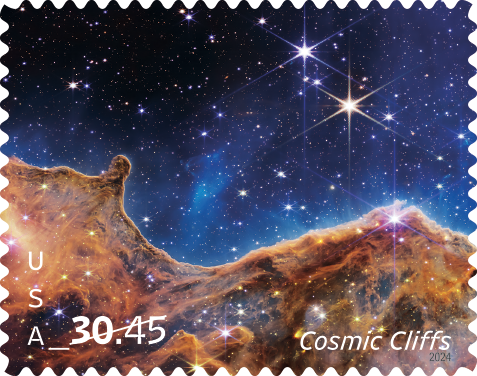 2024 Cosmic Cliffs Stamps