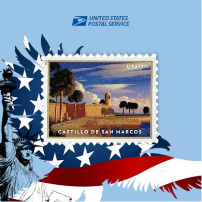 2021 Castillo De San Marcos Stamps