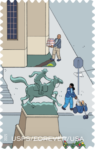 2025. 250 Years of Delivering Stamps 100 pcs