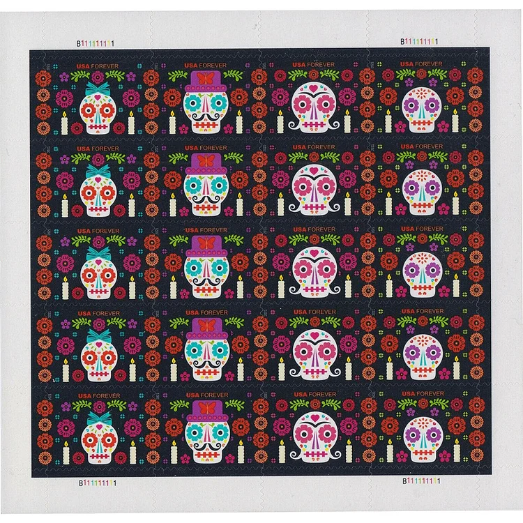 2021 Day of the Dead stamps
